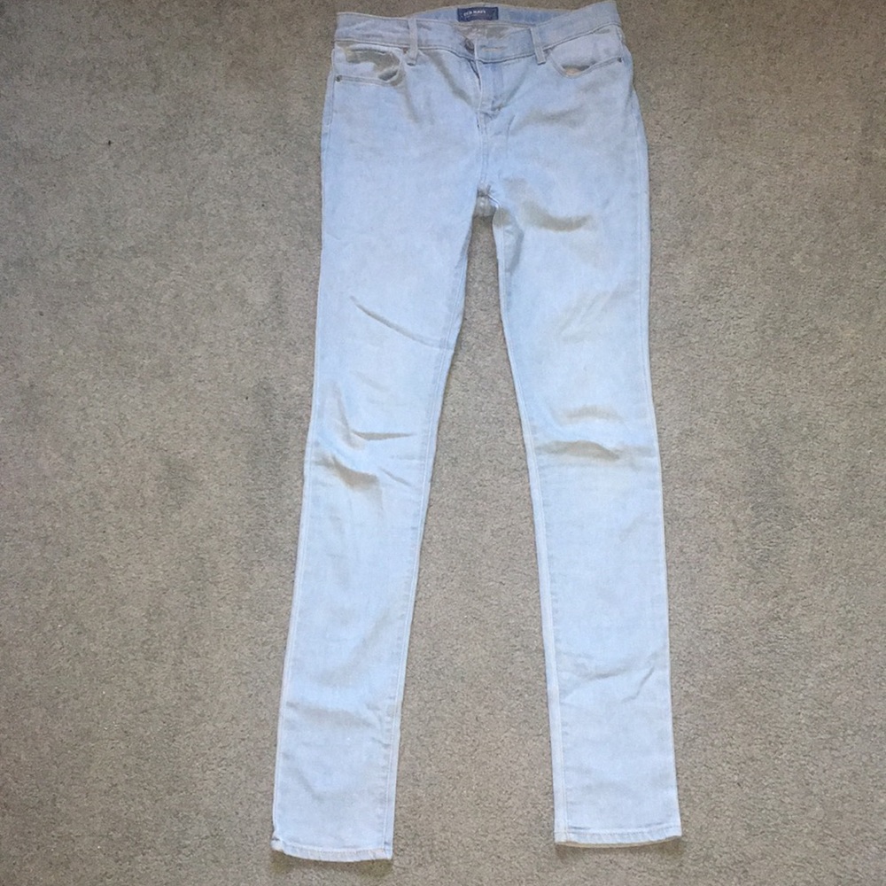 Old Navy Light Wash Super Skinny Jeans